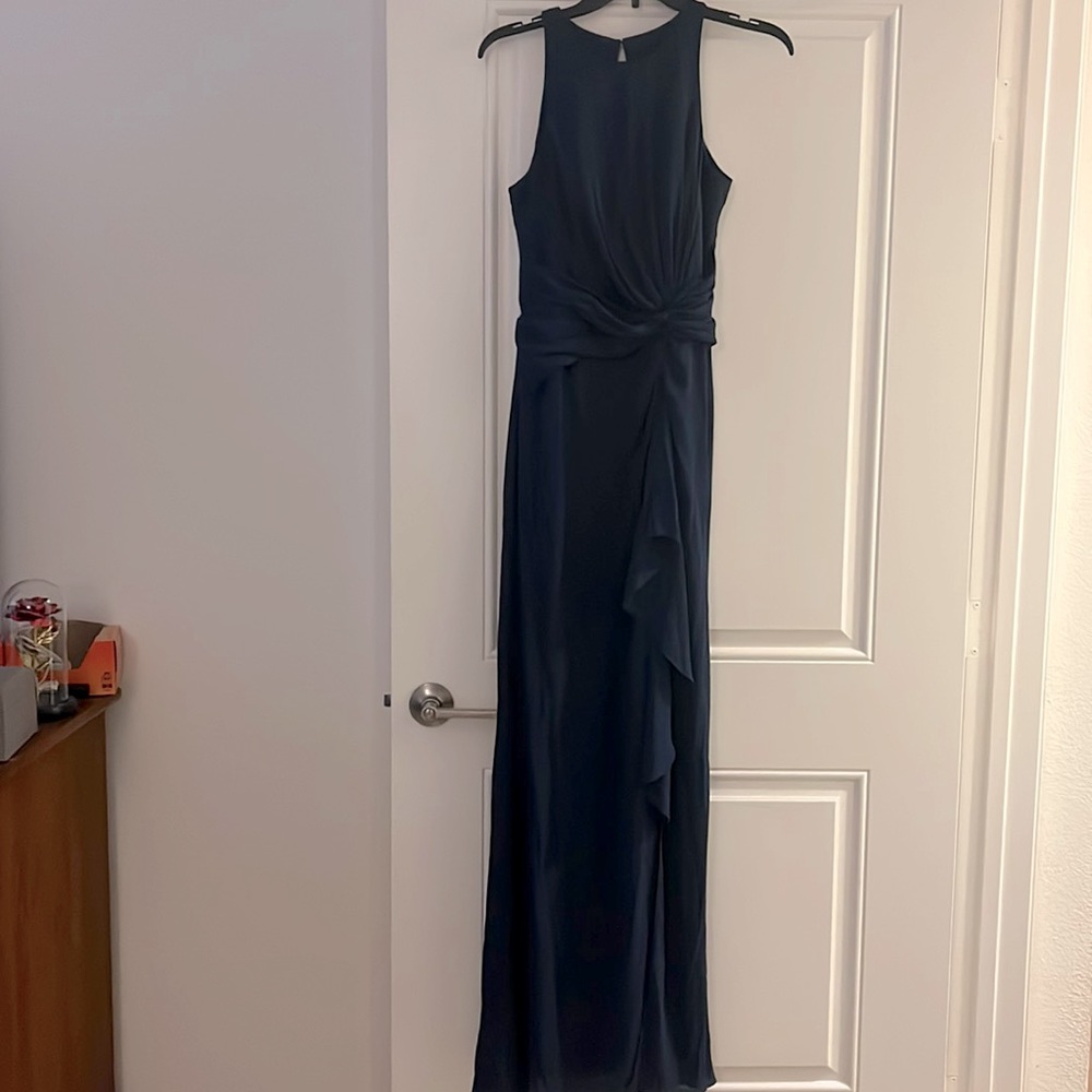 Floor Length David’s Bridal Bridesmaids Dress